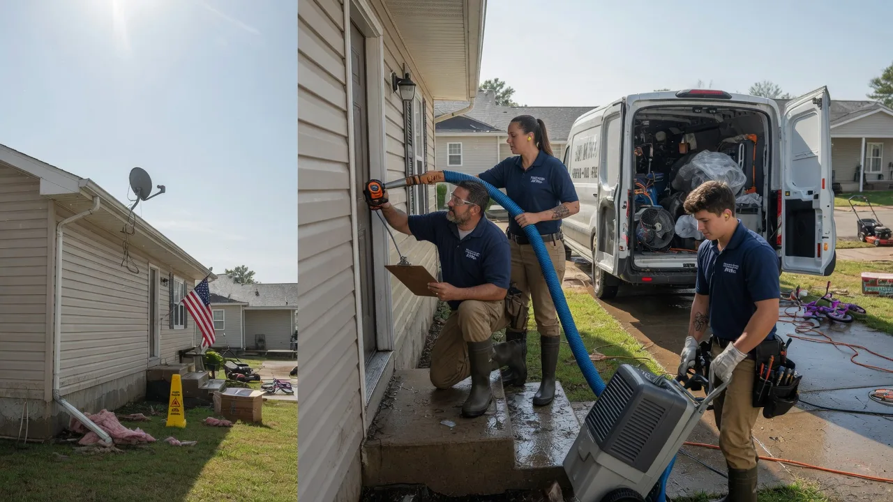 Ceiling Water Damage Restoration in Massillon, OH near me